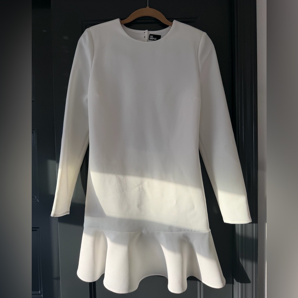 The Kooples White Long Sleeve Dress